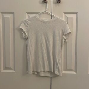 Plain white tee